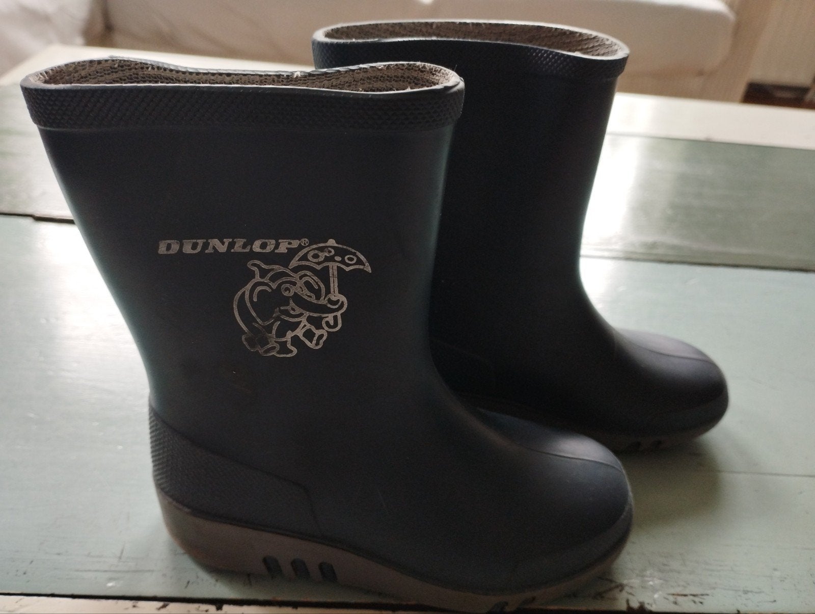 Dunlop regen laarzen maat 24, Ophalen of Verzenden, Zo goed als nieuw, Jongetje of Meisje, Laarsjes