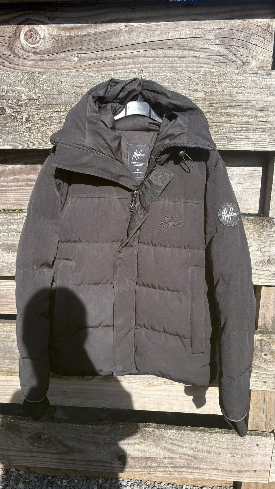 Malelions jas, Ophalen of Verzenden, Zo goed als nieuw, Maat 48/50 (M), Zwart