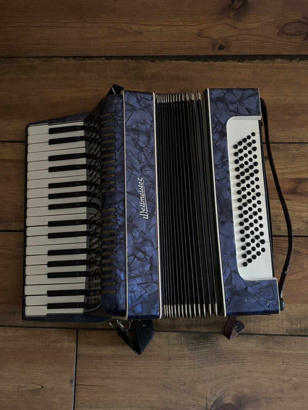 Oude accordeon merk; weltmeister, Muziek en Instrumenten, Accordeons, Ophalen, Gebruikt, Weltmeister