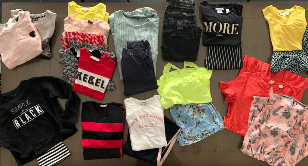 Kleding set meisje, diverse merken ( maat 176 ), Ophalen, Zo goed als nieuw, Meisje, Broek