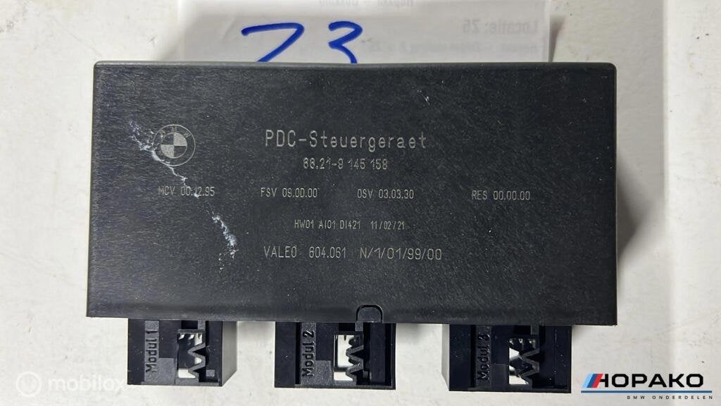 PDC module BMW 5-serie E60 E61 - 9145158, Gebruikt, Ophalen of Verzenden, BMW, BMW
