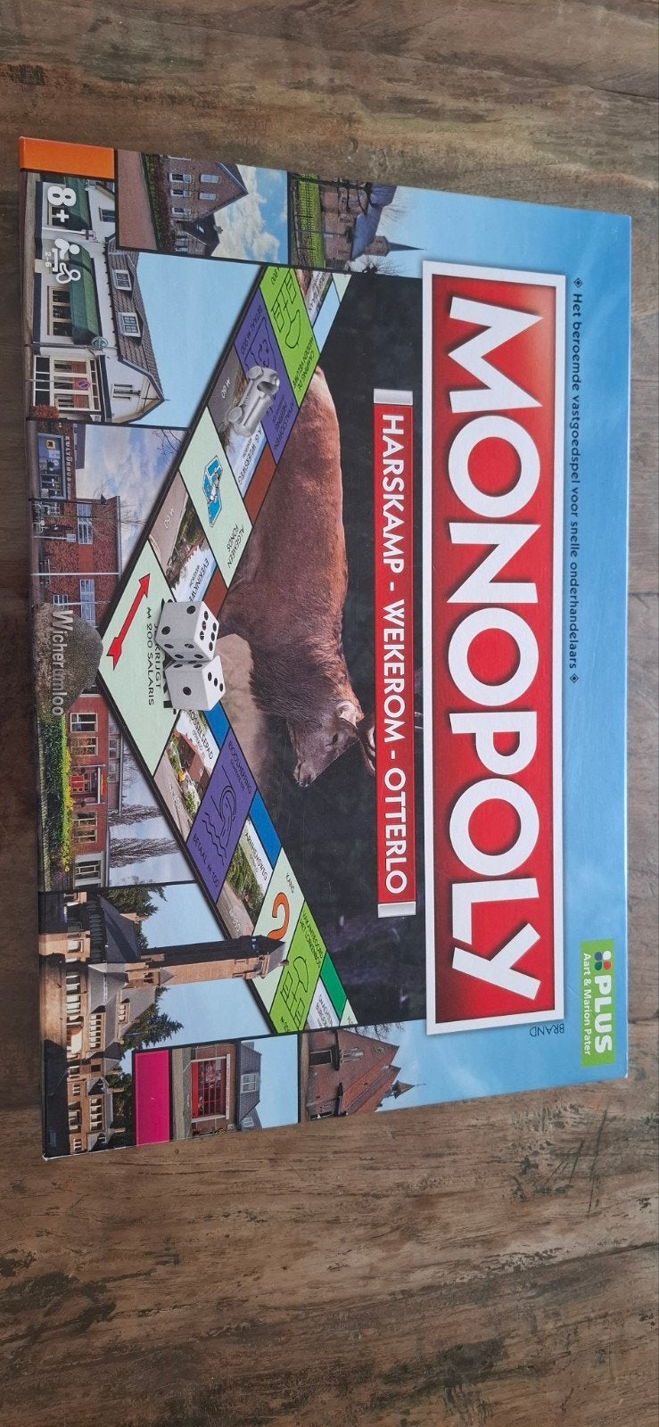 Monopoly Harskamp Wekerom Otterlo - Speciale Editie, Vijf spelers of meer, Ophalen of Verzenden, Zo goed als nieuw, Plus