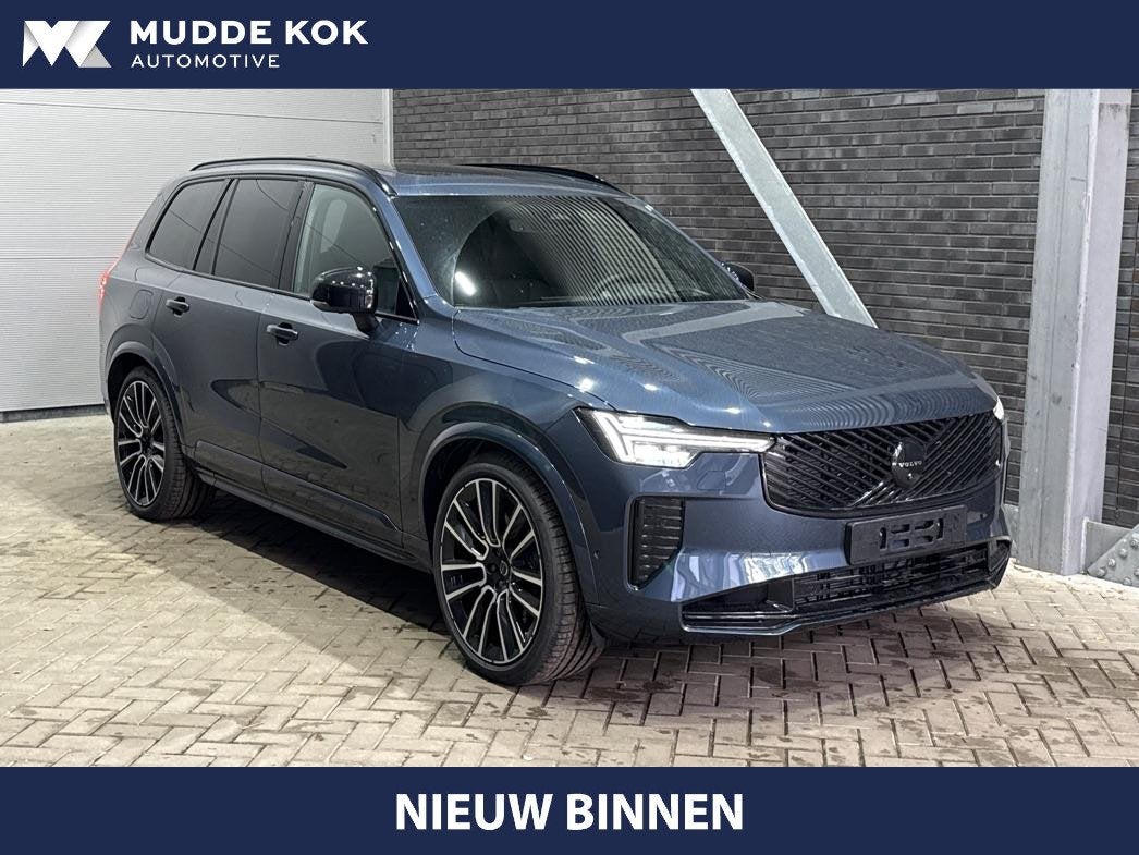 Volvo XC90 T8 Ultra Black Edition | Luchtvering | B&W | Stoe, Gebruikt, 4 cilinders, 1969 cc, Blauw