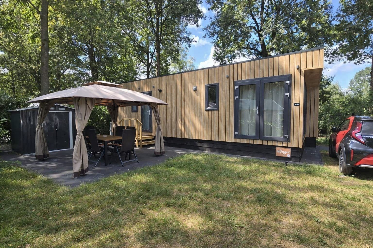 Chalet camping Pallegarste, Overijssel/Hardenberg, 5 personen, 2 slaapkamers, Wasmachine, Chalet, Bungalow of Caravan