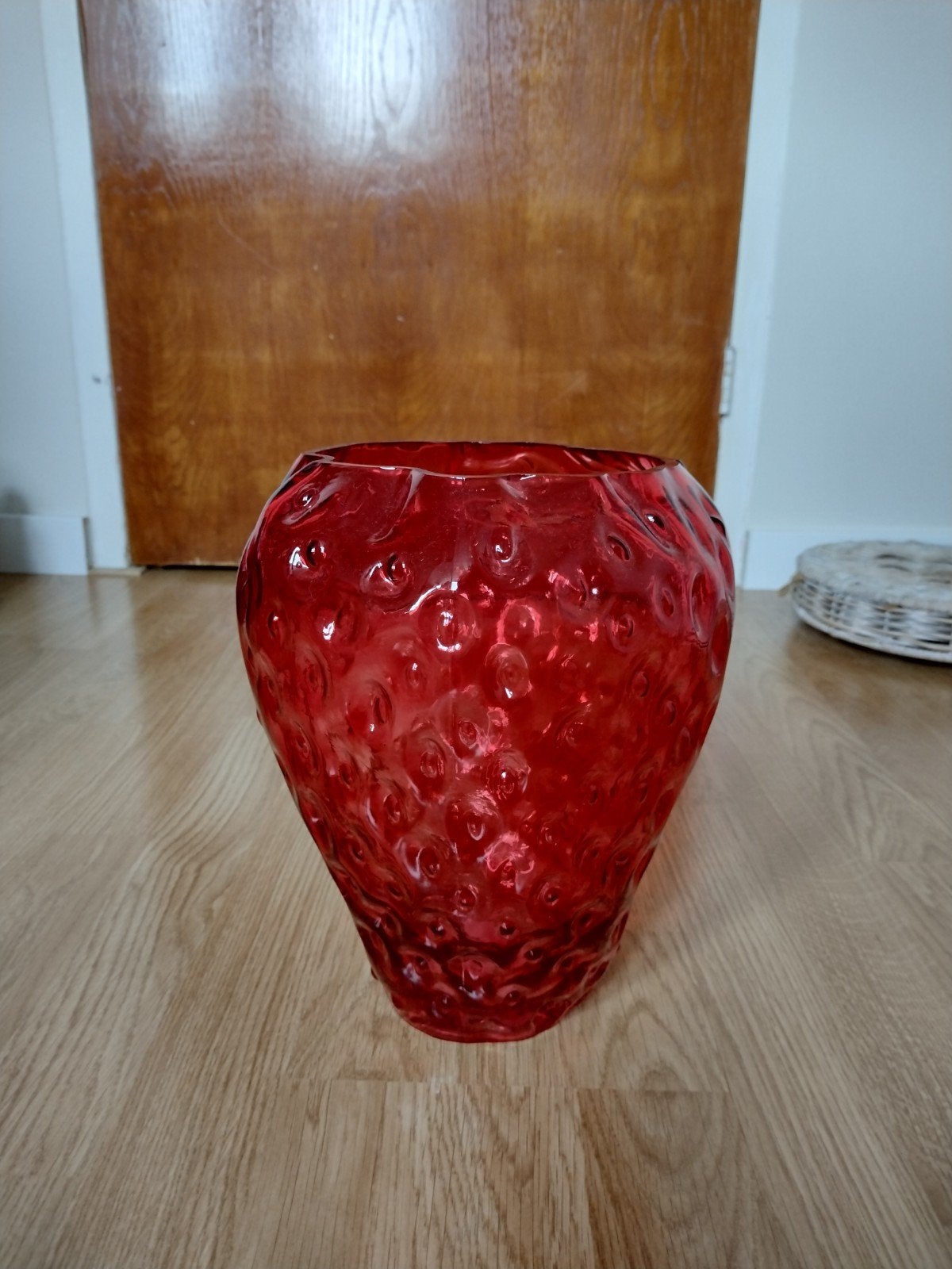 Aardbeien vaas, Ophalen, Gebruikt, Overige kleuren, Glas