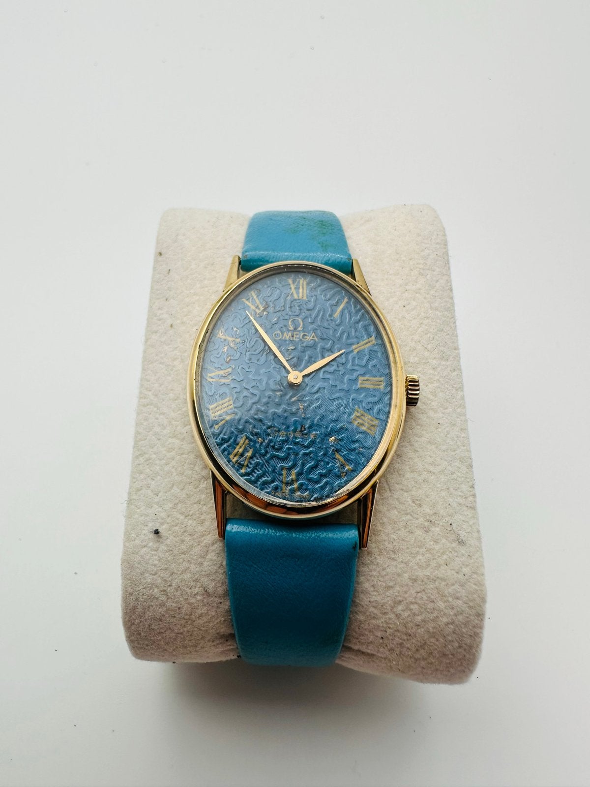 Rare midcentury vintage Omega Genève watch, Ophalen of Verzenden, Gebruikt