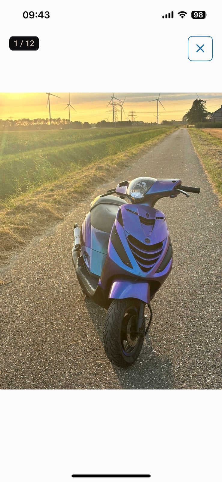Zip 70cc, Ophalen, Zo goed als nieuw, Tweetakt, Zip