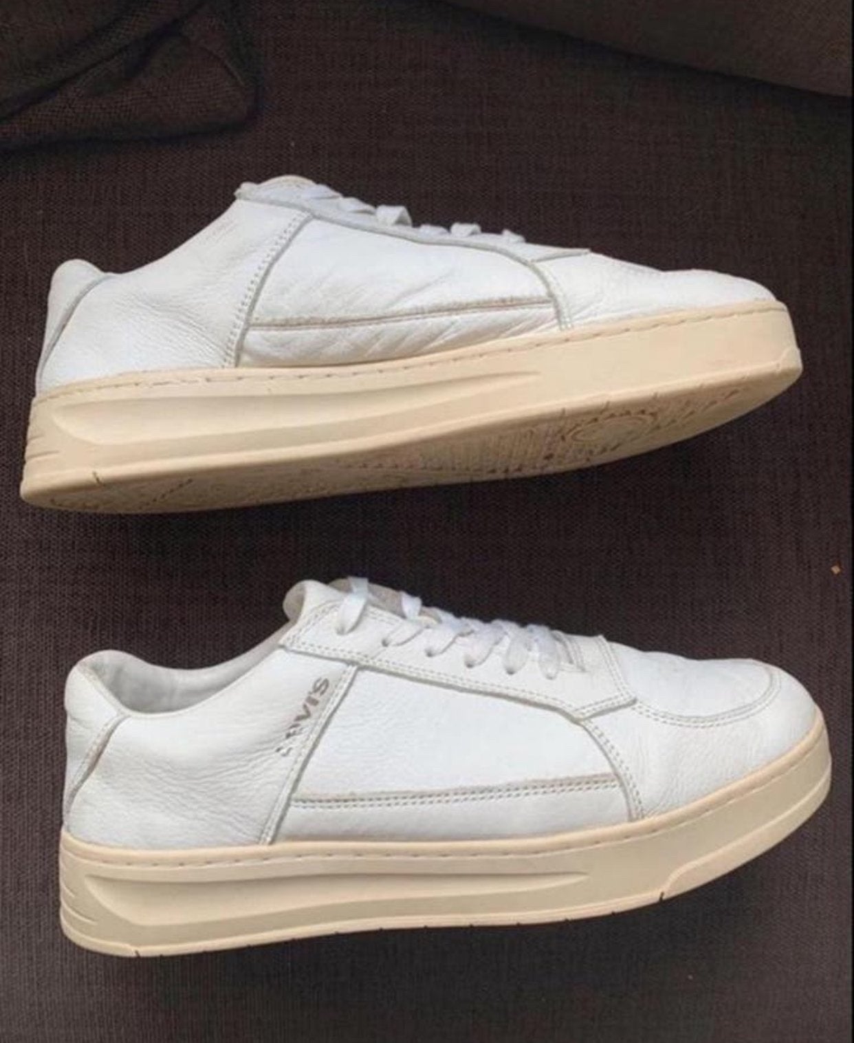 Leren Levis Comfort Tech Sneakers maat 45, Kleding | Heren, Schoenen, Ophalen of Verzenden, Zo goed als nieuw, Wit