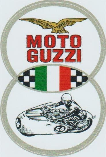 Moto Guzzi classic sticker #4, Verzenden