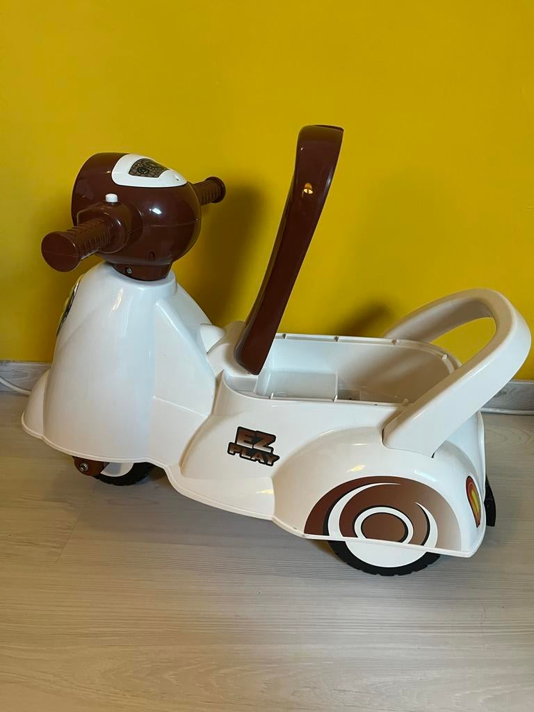 Eco Toys retro witte loopscooter van hard plastic, Ophalen, Gebruikt, Loopfiets