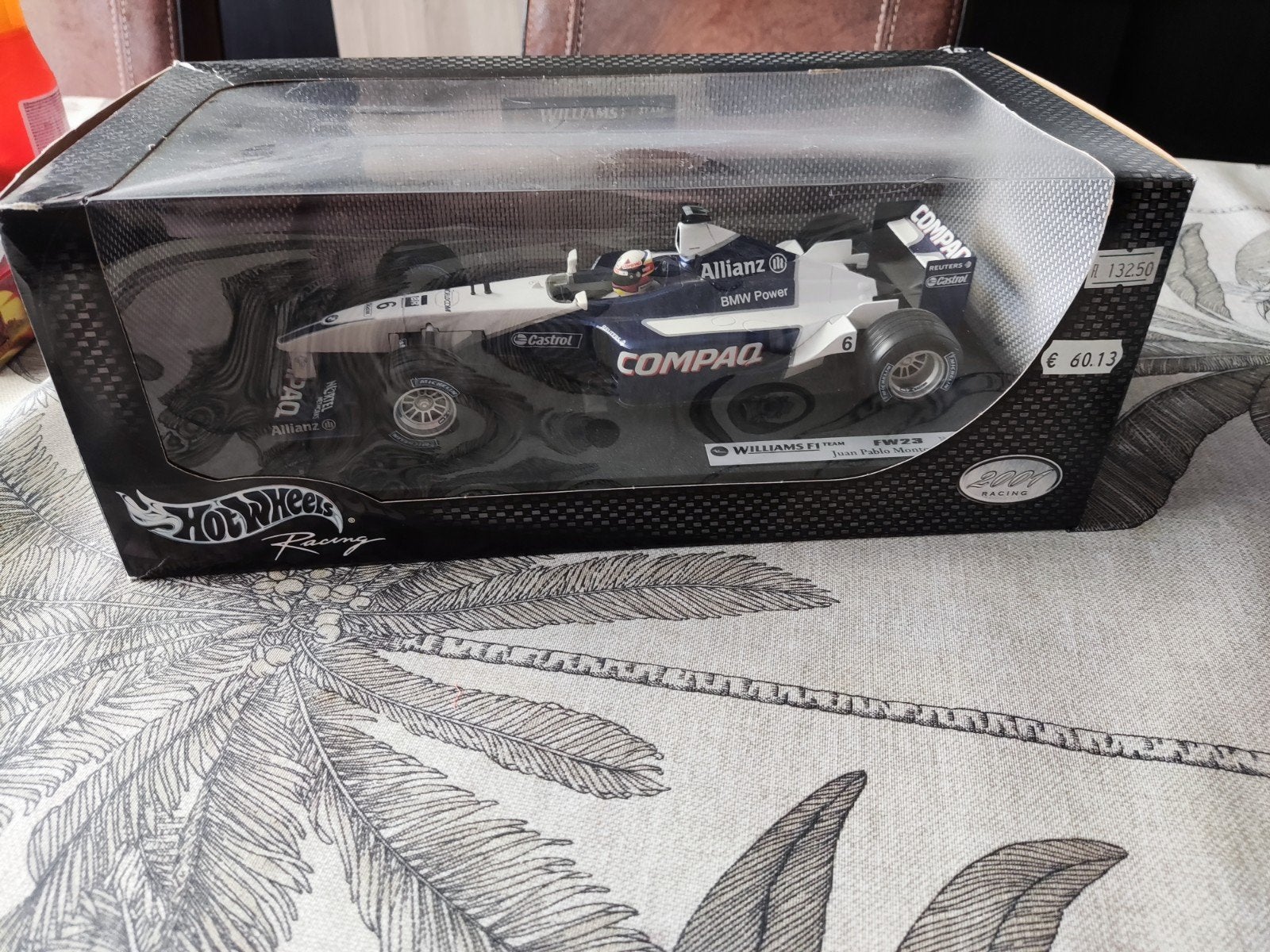 Hot Wheels Racing Williams F1 Team FW23 Juan Pablo Montoya, Overige merken, Auto, Groter dan 1:32, Ophalen of Verzenden