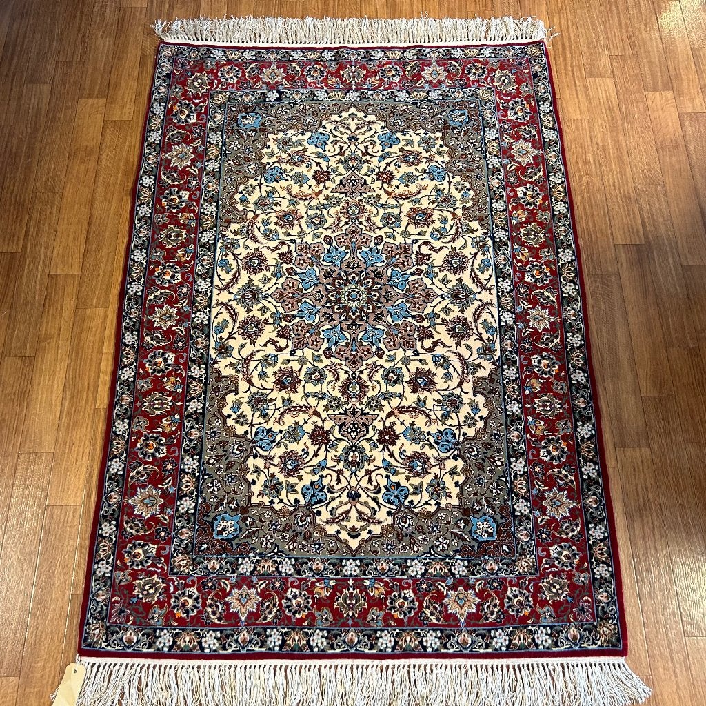 perzisch tapijt esfahan 164 x 115 cm - Gratis bezorgd, TTM Wonen, Meubels – (Perzische) Tapijten en Woonaccessoires, 100 tot 150 cm
