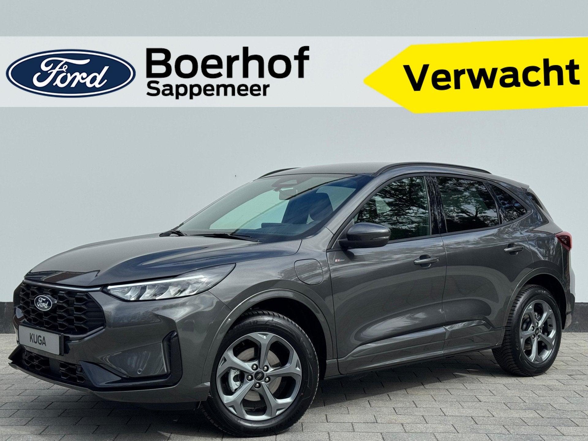 Ford Kuga 2.5 PHEV ST-Line | Trekhaak Elektrisch | All-Seaso, Auto's, Zwart, 4 cilinders, Plug-in hybride, Bedrijf