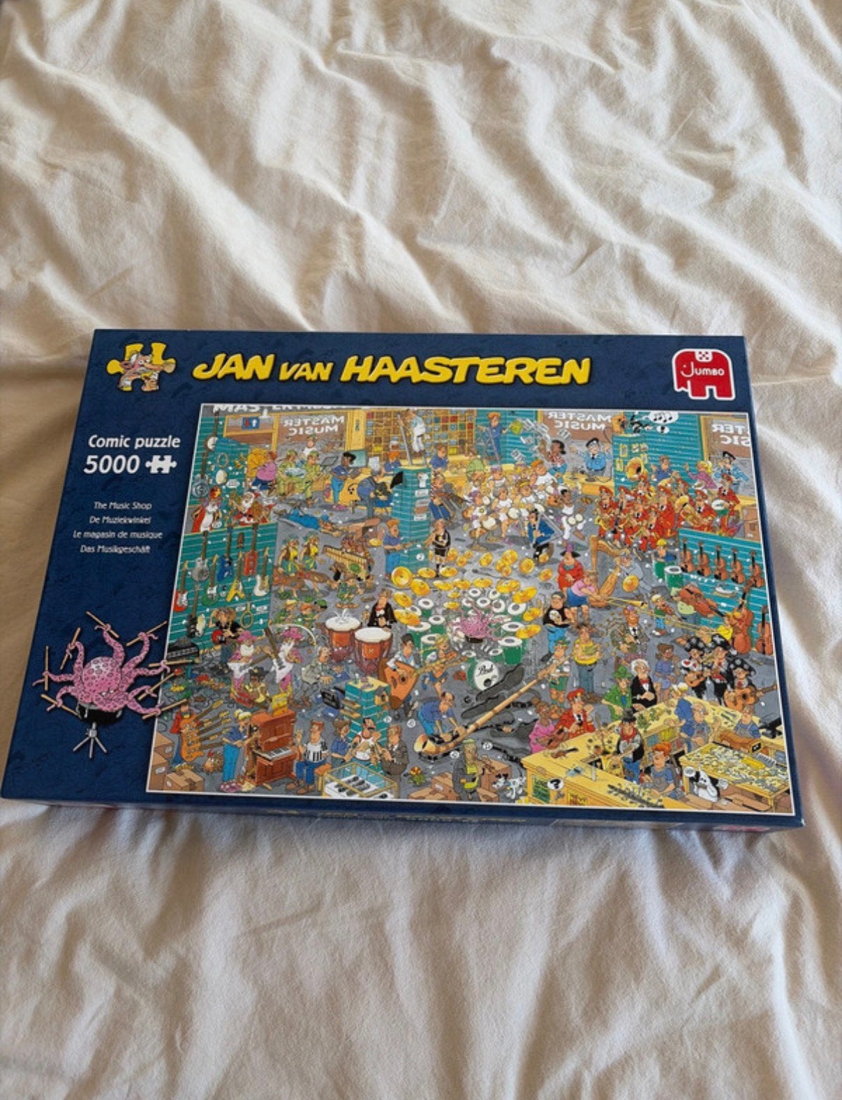 Jan van Haasteren 5000 stukjes, Ophalen of Verzenden, Meer dan 1500 stukjes, Zo goed als nieuw