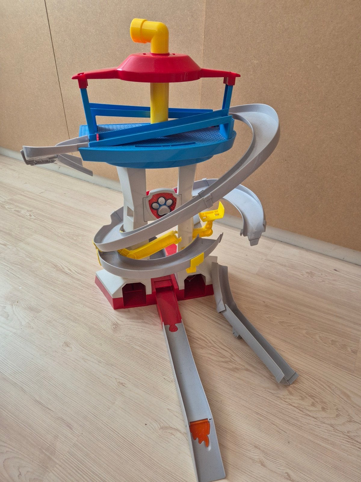 Paw Patrol Uitkijktoren met racebaan, Ophalen of Verzenden, Gebruikt, Jongen of Meisje