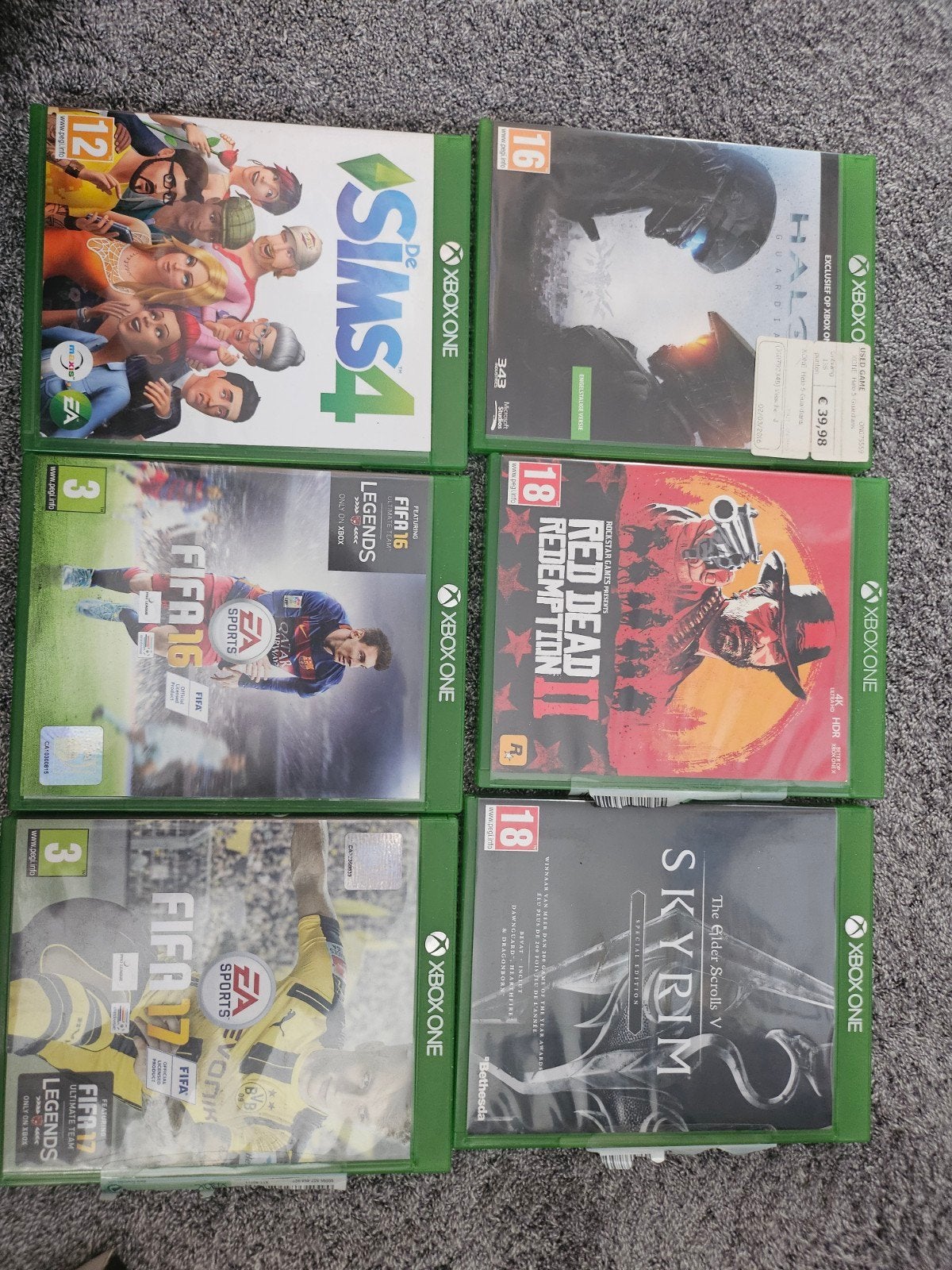 Xbox One Games: De Sims 4, FIFA, Halo, Red Dead, Skyrim, 3 spelers of meer, Ophalen of Verzenden, Zo goed als nieuw, Vanaf 3 jaar