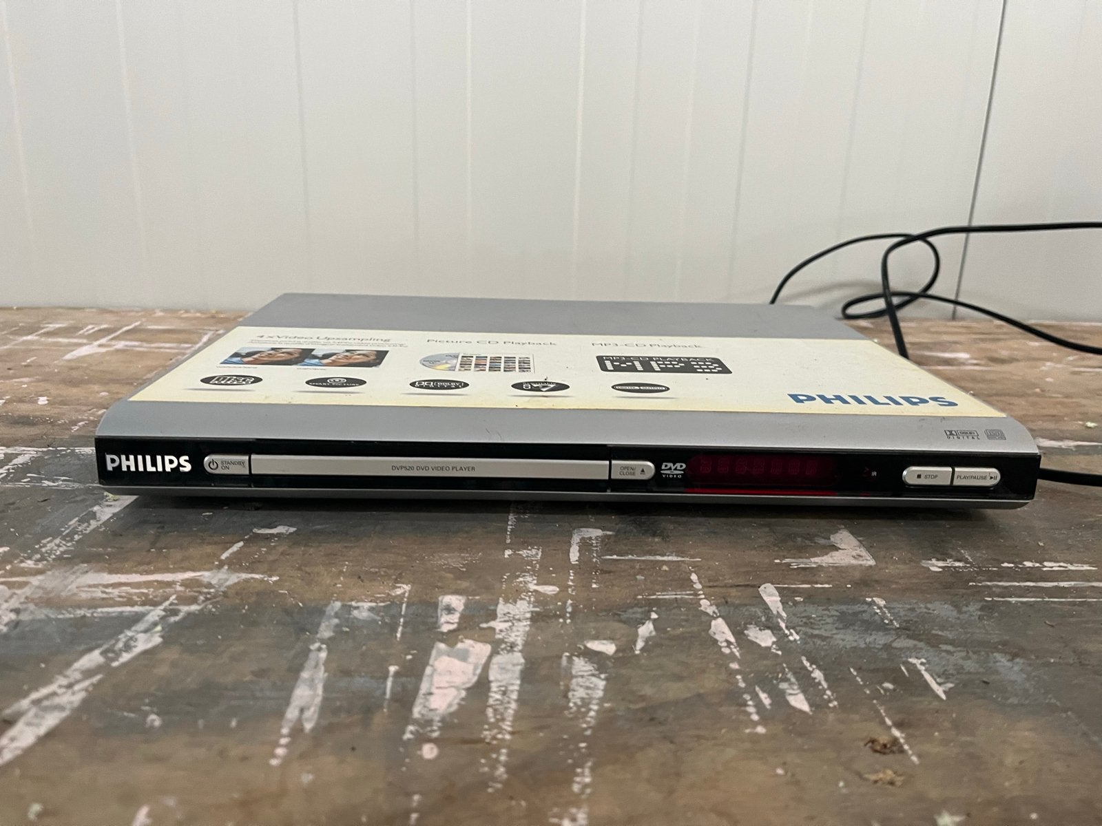 Philips DVP520/00 DVD-speler, Ophalen of Verzenden, Gebruikt, Dvd-speler, Philips