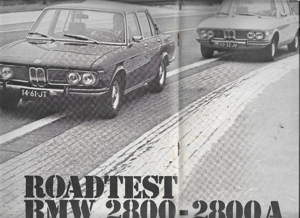 Roadtest BMW 2800 - 2800A, Autovisie 1969., Nieuw, Ophalen of Verzenden, BMW, Autovisie