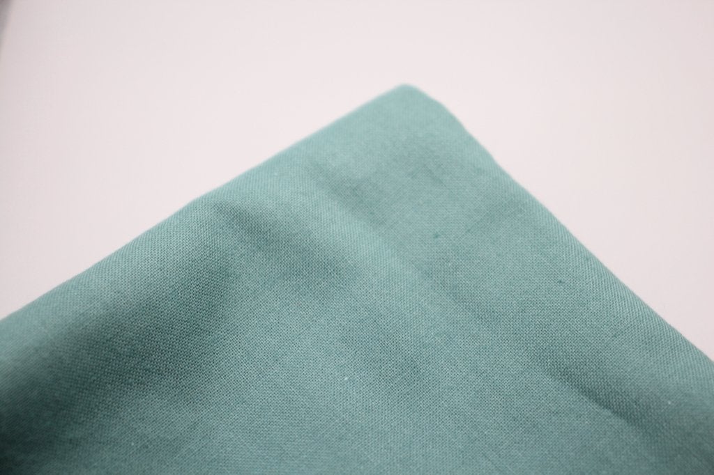 Coupon 100% katoen stof - uni oud groen gekleurd #4689, 120 cm of meer, Ophalen of Verzenden, Katoen, Groen