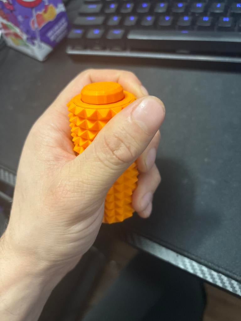 Handmassage roller - set van 2 (blauw en oranje), Ophalen of Verzenden, Nieuw, Apparaat