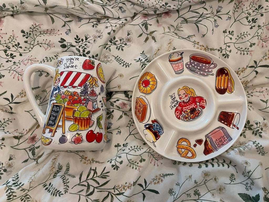 Blond-Amsterdam Sapkan & snackschaal, Huis en Inrichting, Keuken | Servies, Ophalen, Nieuw, Aardewerk, Blond Amsterdam