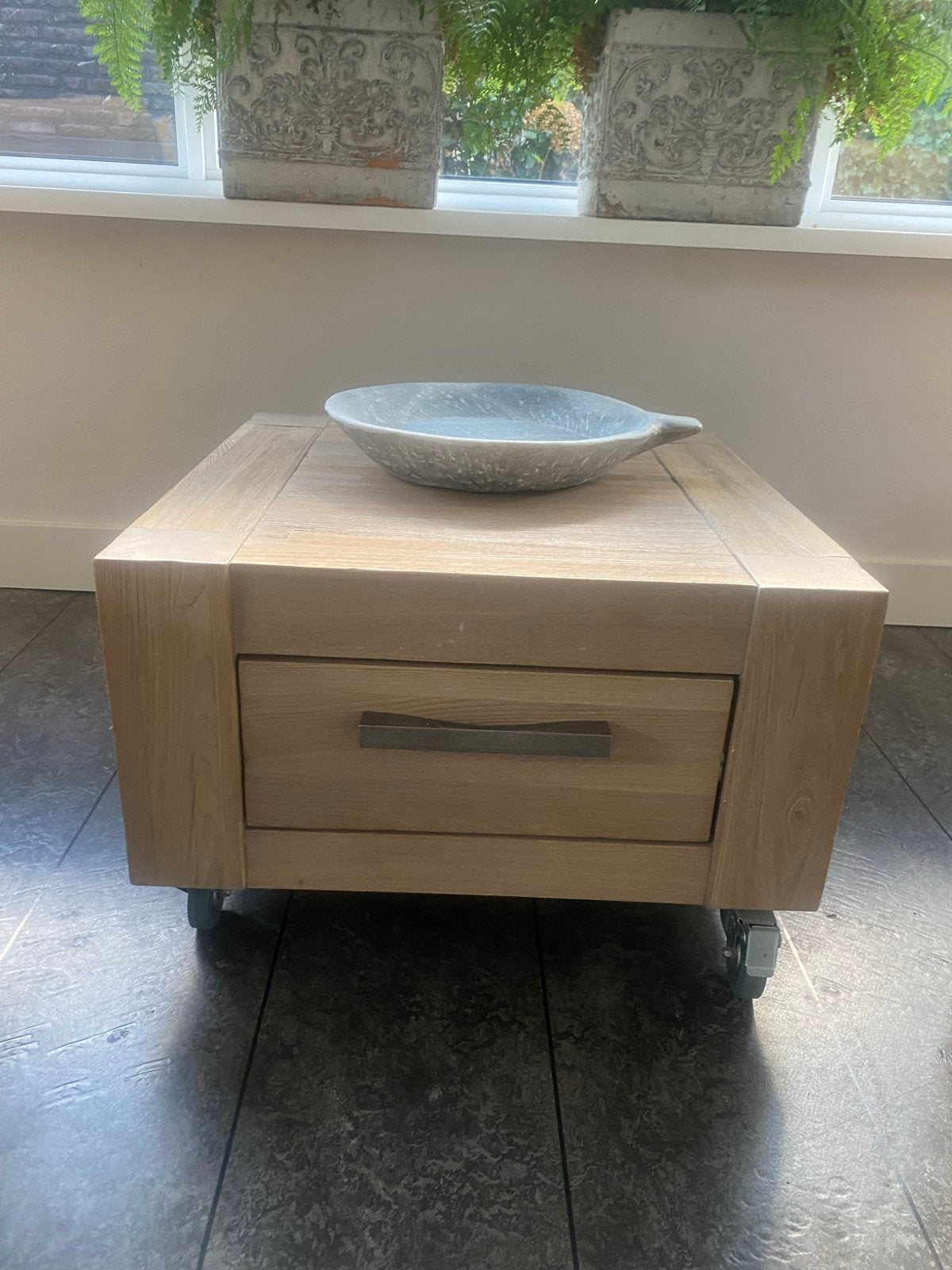 Henders & Hazel Tulsa Salontafel met lichte beschadiging, Ophalen, Gebruikt, 100 tot 150 cm, Vierkant