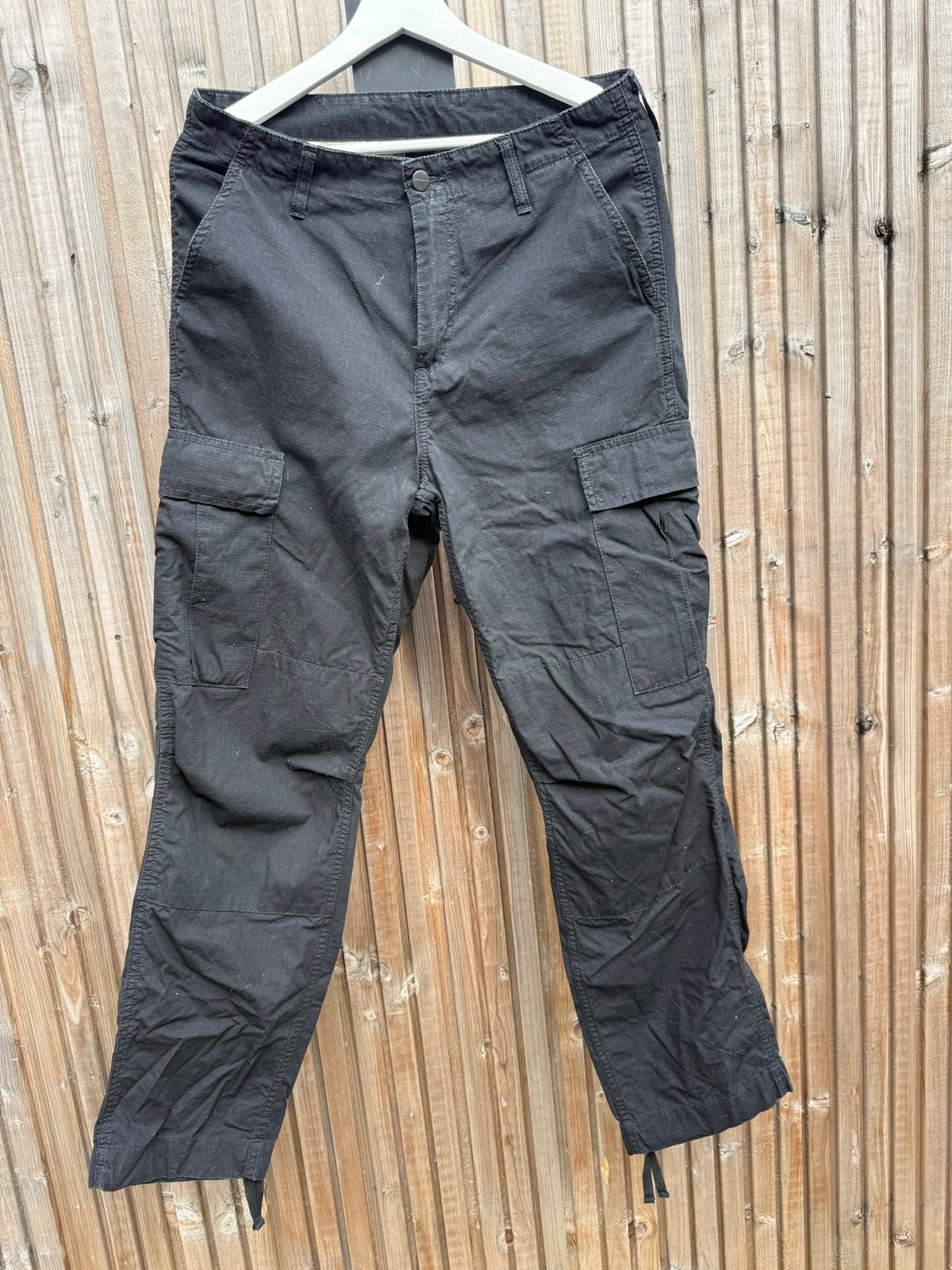 Carhartt Regular Cargo Broek Zwart - Maat 31/32, Ophalen of Verzenden, Zo goed als nieuw, Maat 48/50 (M), Zwart
