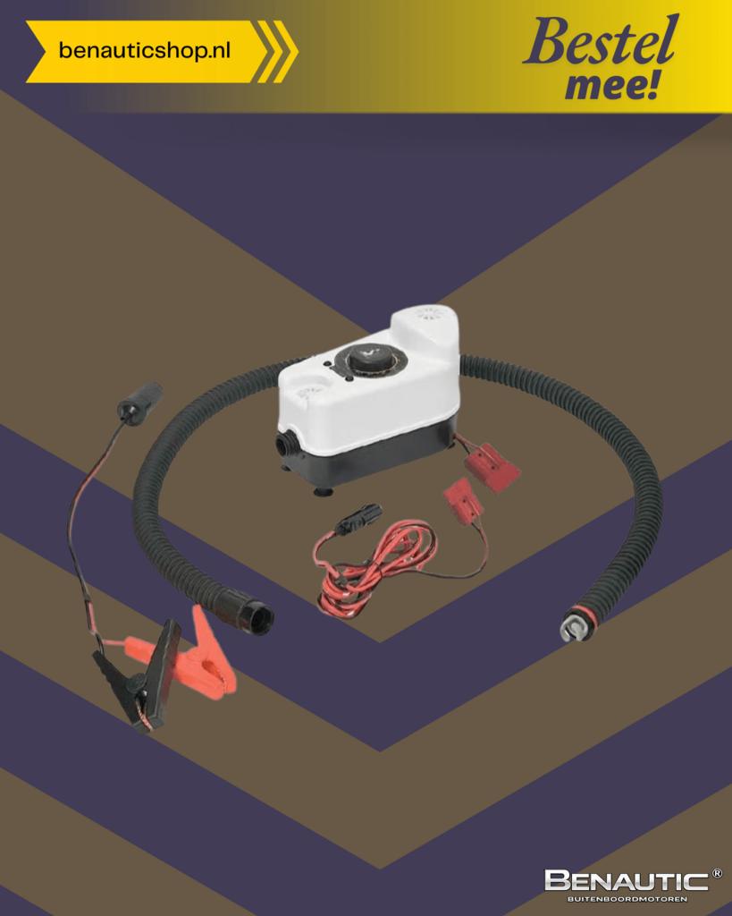 Honwave rubberboot accessoire elektrische luchtpomp 12v, -, Nieuw, -, -