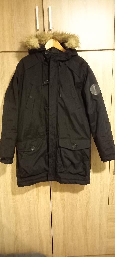 winterjas HERENJAS dikke jas WARME JAS MANNEN nette jas man, Kleding | Heren, Jassen | Winter, Maat 52/54 (L), Zwart, Ophalen of Verzenden
