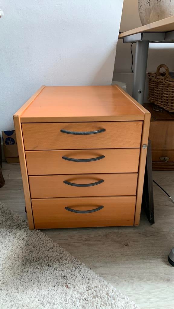 Bureau ladenkast met vier lades, Ophalen, Gebruikt, IKEA