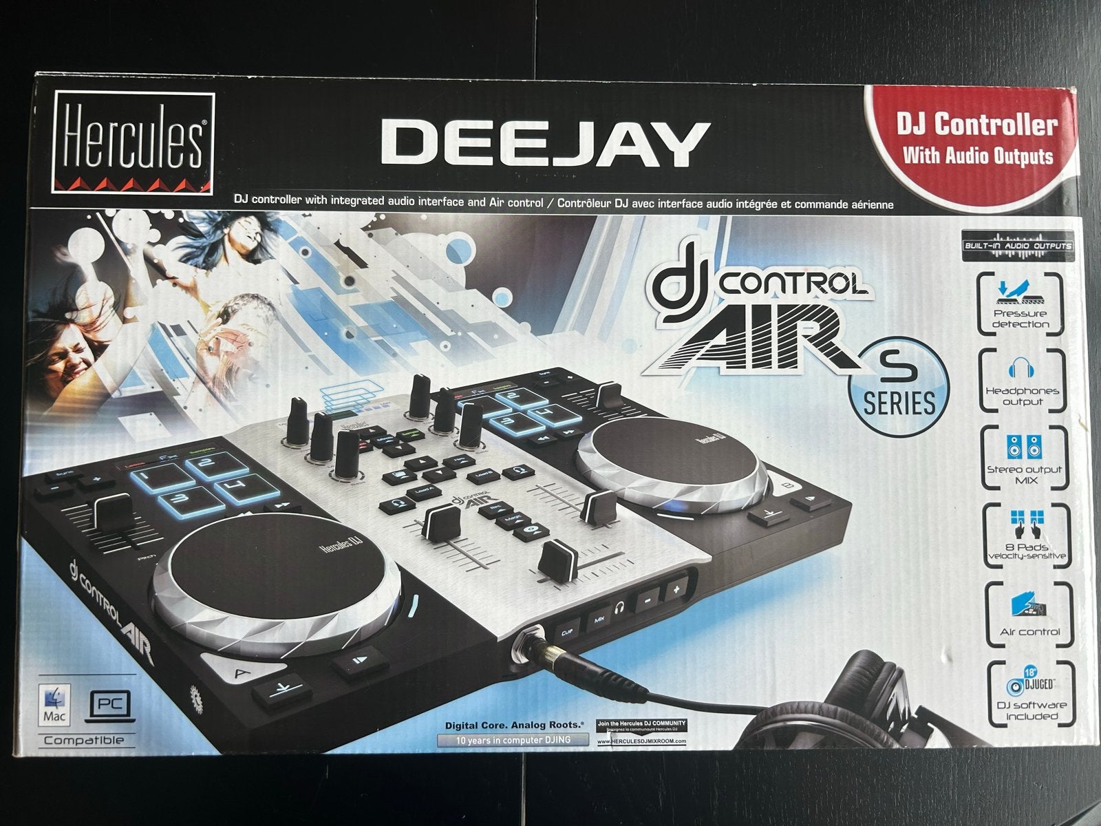 Hercules DJ Control Air S Series DJ Controller, Ophalen, Zo goed als nieuw, Dj-set, Overige merken