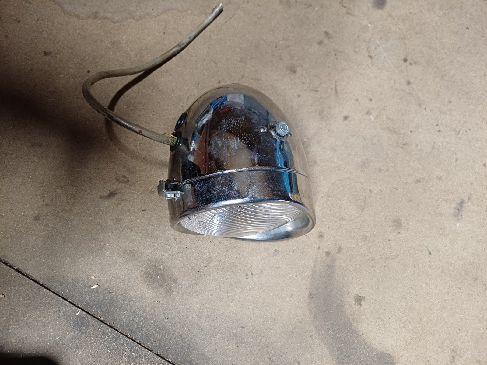 Chrome koplamp in nette staat, Ophalen of Verzenden, Gebruikt, Koplamp, Overige merken