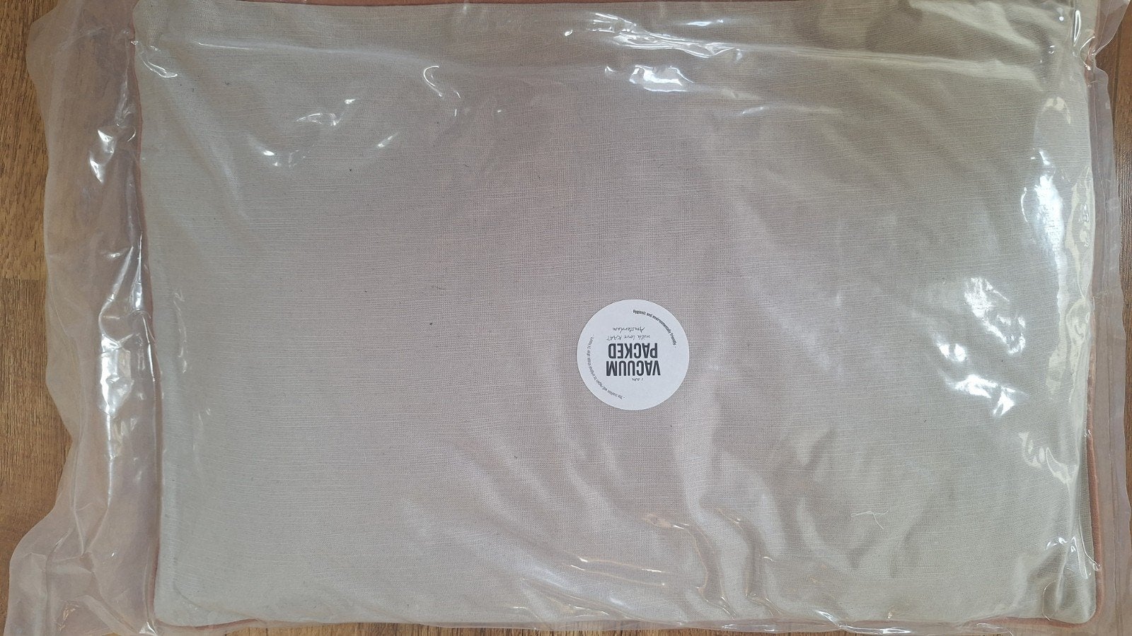 Kussen Lively Natural 40x60 cm - Nieuw in verpakking, Ophalen of Verzenden, Nieuw, Beige, Rechthoekig