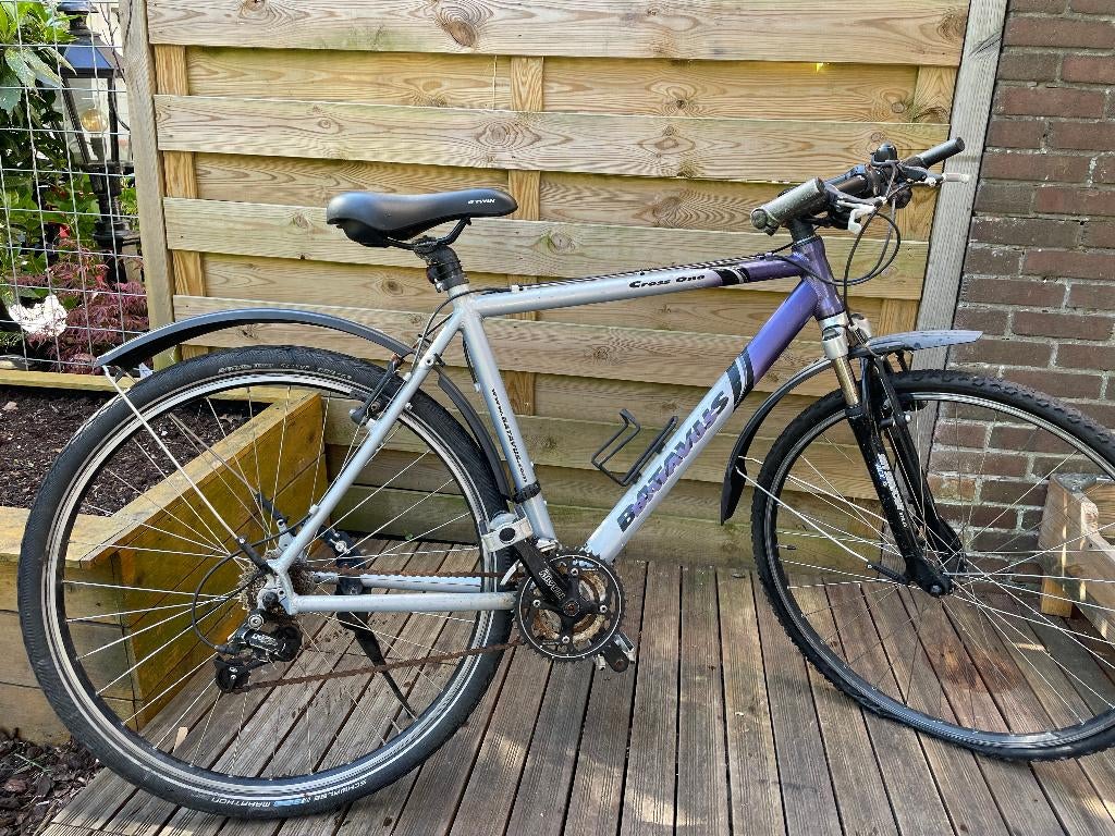 Batavus Cross One - rijdt goed, wel onderhoud nodig, Fietsen en Brommers, Ophalen, Velgrem, Versnellingen, Batavus
