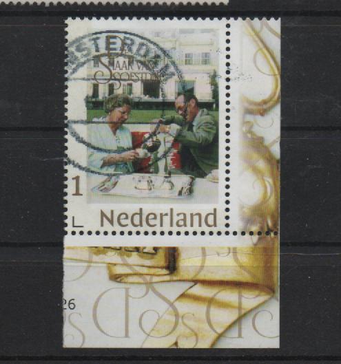 ‹(•¿•)› nl k0593 paleis soestdijk hoekstuk, Postzegels en Munten, Ophalen of Verzenden, Na 1940, Gestempeld