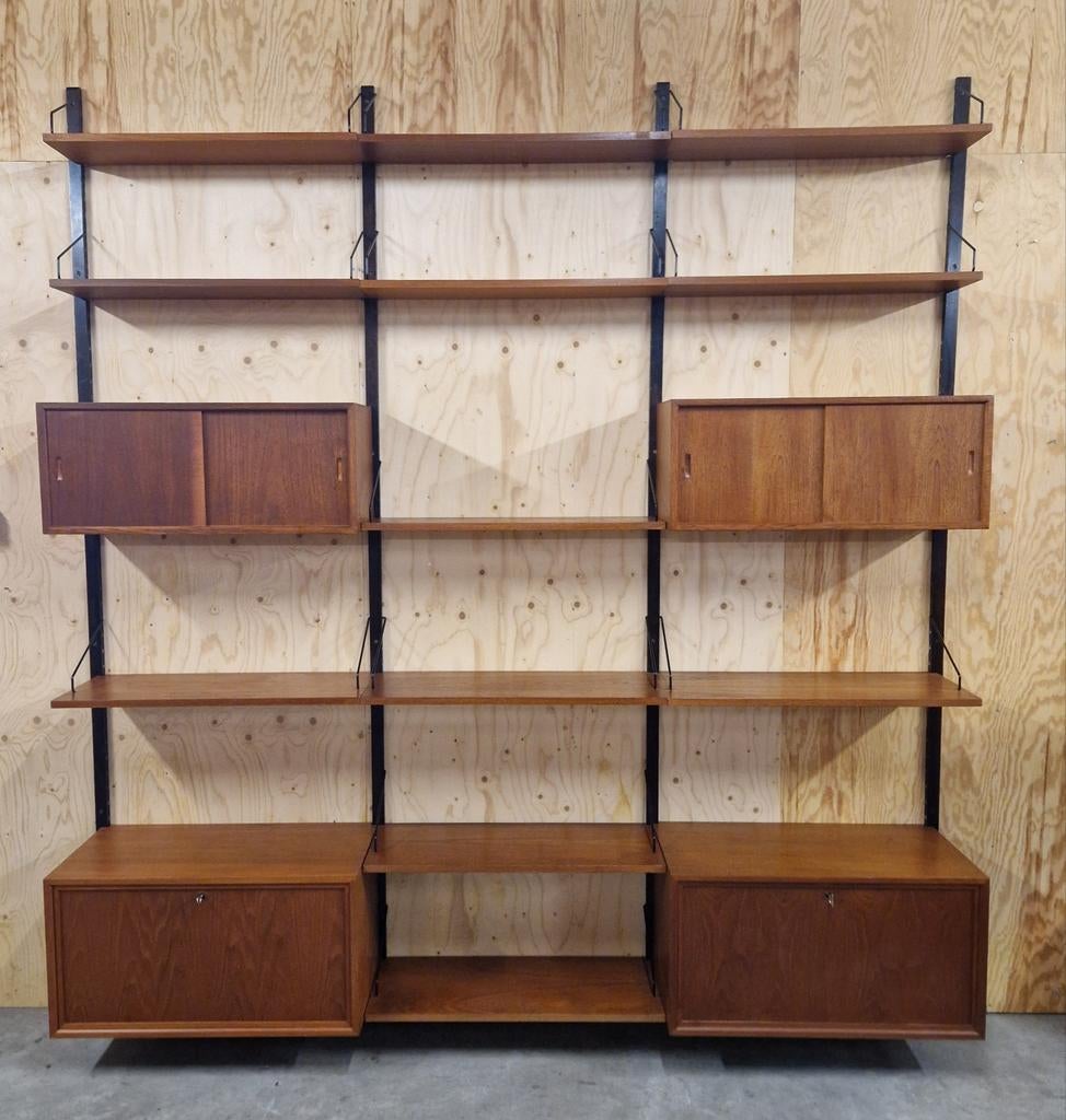 Vintage systeem kast Poul Cadovius Royal System boekenkast, Ophalen of Verzenden