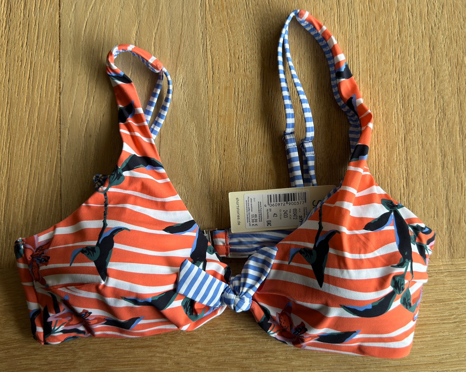 Short Stories Bikini Top - Nieuw met kaartjes, Kleding | Dames, Badmode en Zwemkleding, Ophalen of Verzenden, Nieuw, Oranje, Bikini