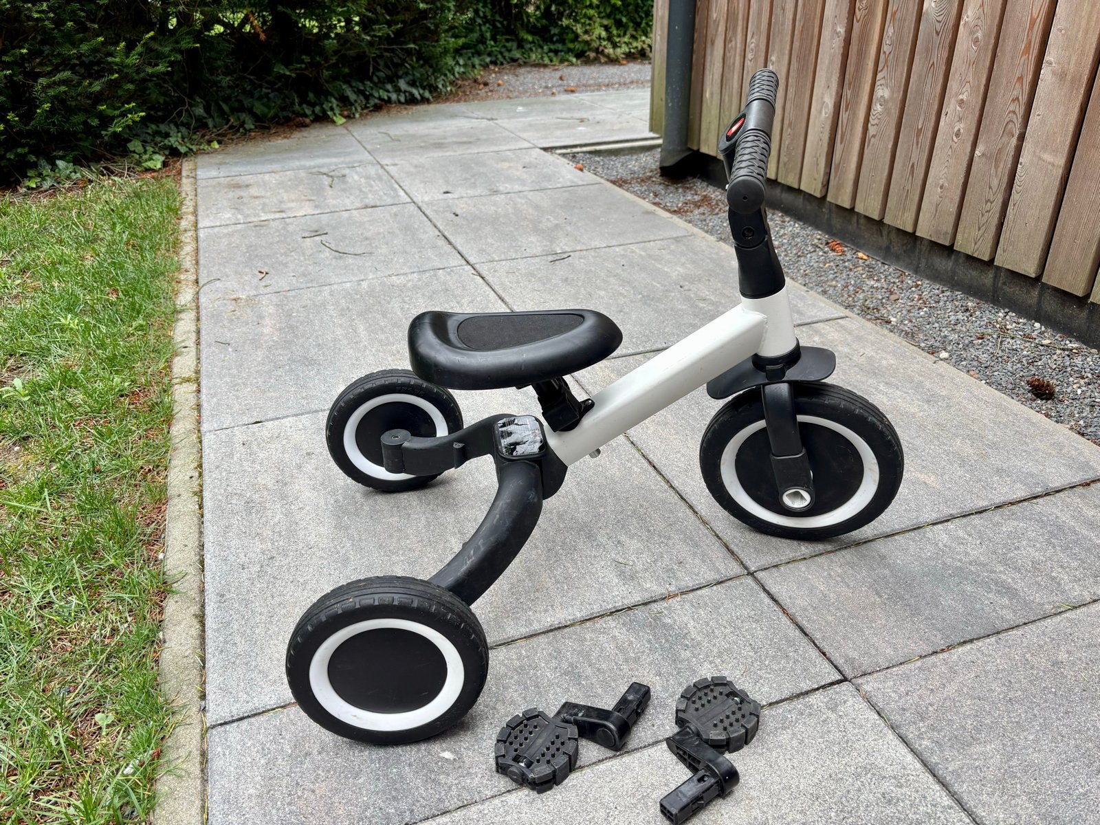 Topmark 4-in-1 Driewieler - Loopfiets, Ophalen, Zo goed als nieuw, Verstelbare zitting