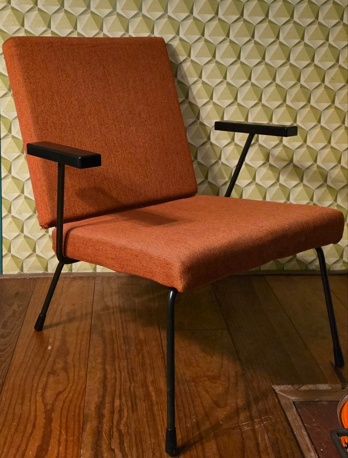 Vintage, design fauteuil Gispen 1407. Wim Rietveld, Ophalen, Gispen