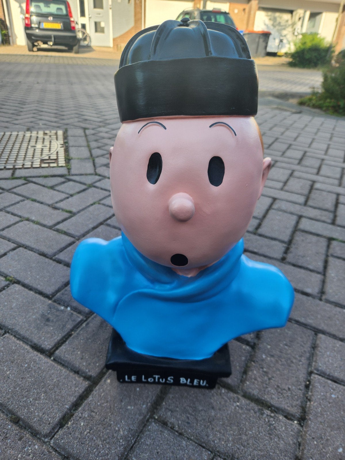 Kuifje beeld groot, Ophalen, Kuifje, Zo goed als nieuw, Beeldje of Figuurtje