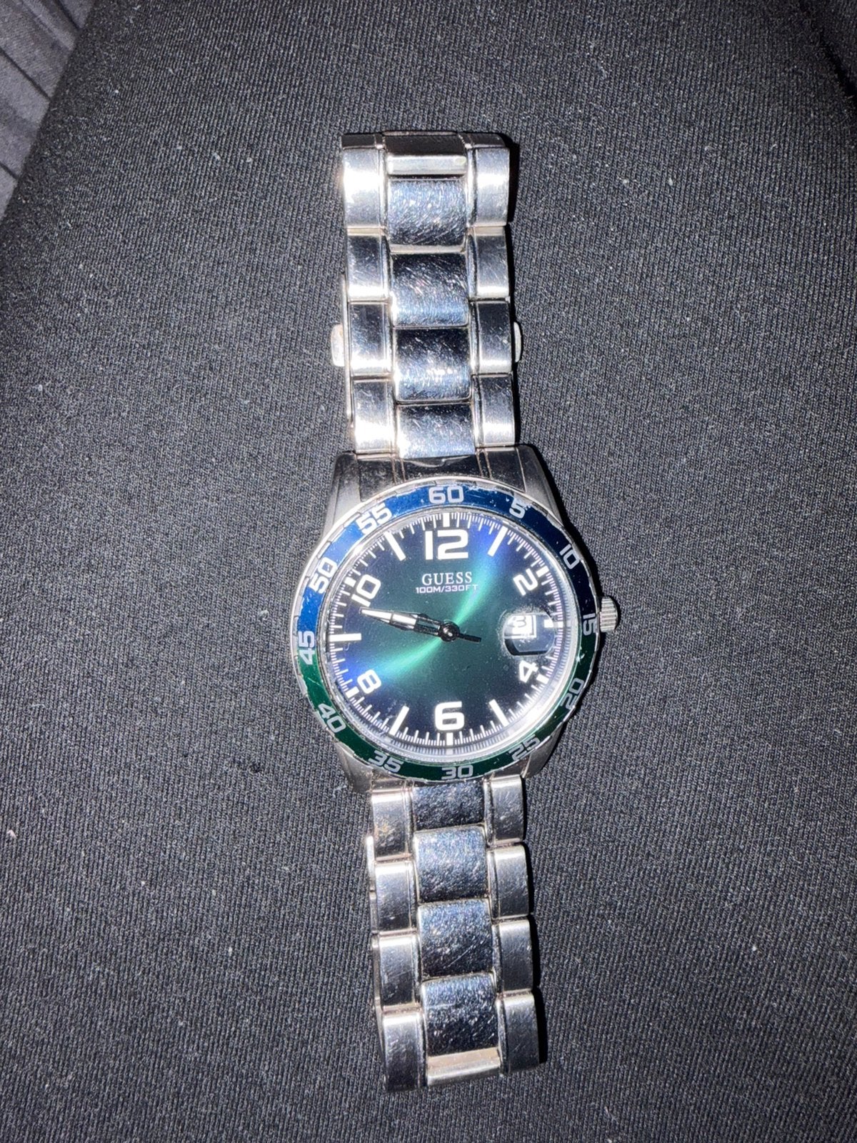 Horloge, Sieraden, Tassen en Uiterlijk, Staal, Gebruikt, Polshorloge, Zilver
