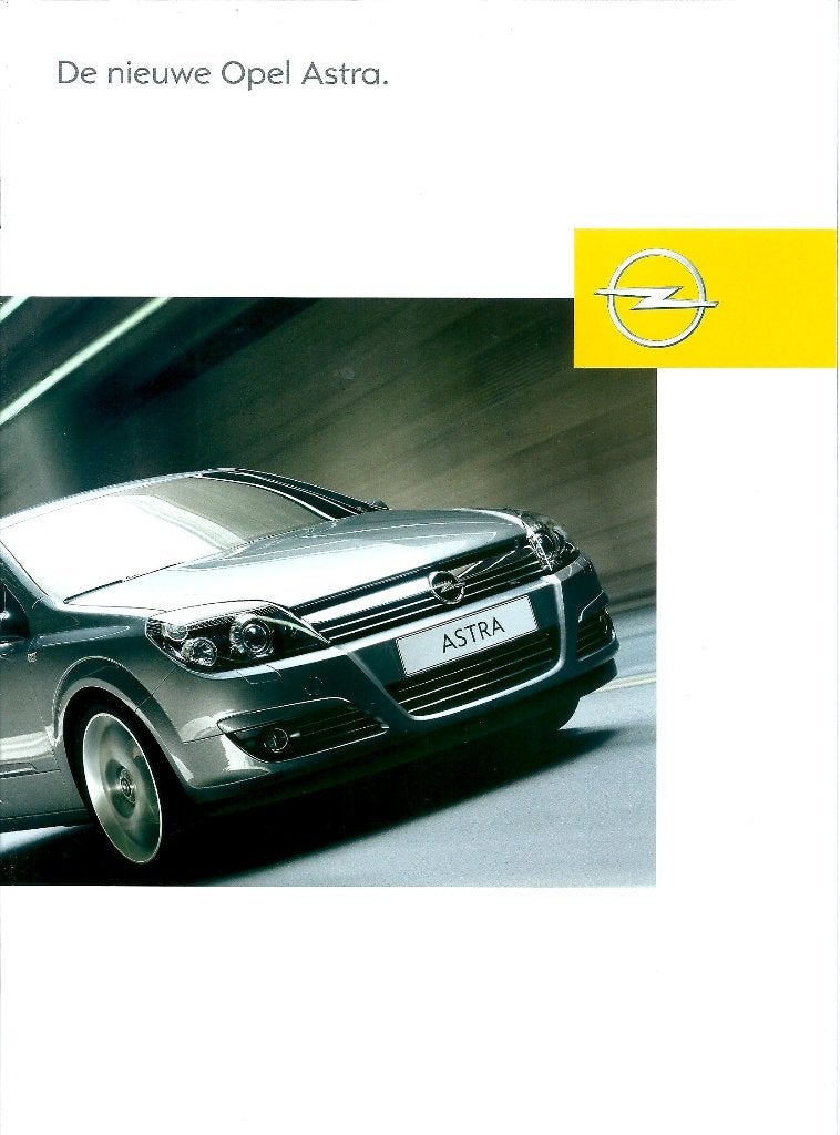 Brochure Opel Astra 2004, Ophalen of Verzenden, Gelezen, Opel