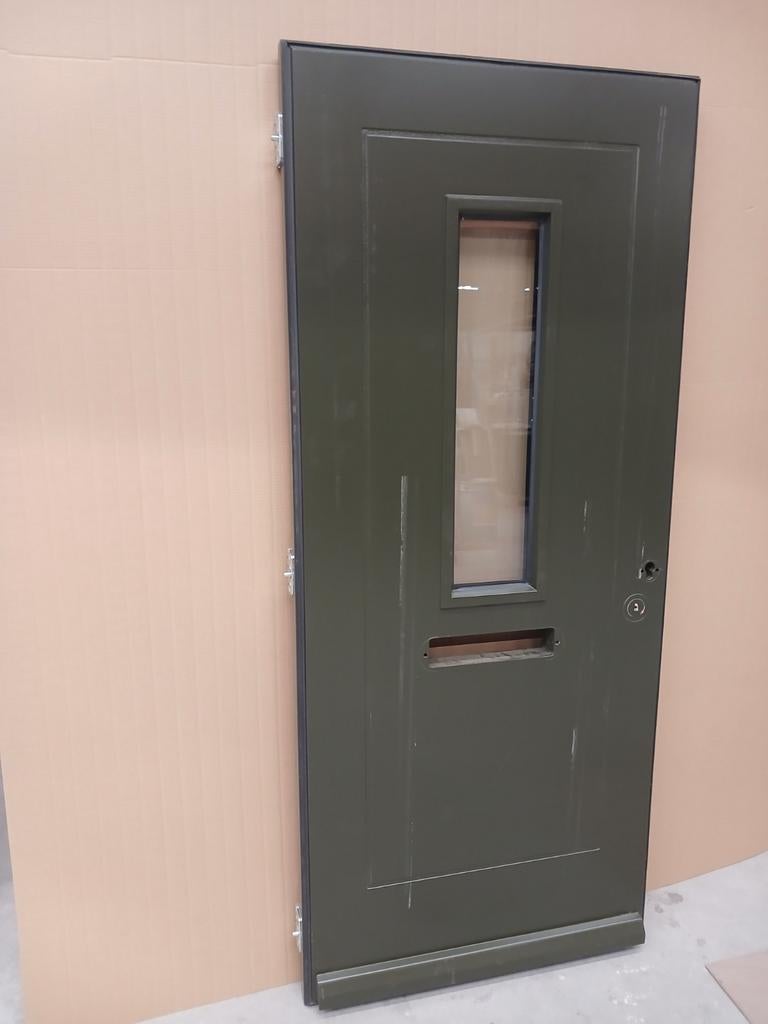 8 x voordeuren met dubbele glas erin, Doe-het-zelf en Verbouw, Deuren en Horren, Ophalen, Gebruikt, 80 tot 100 cm, Buitendeur