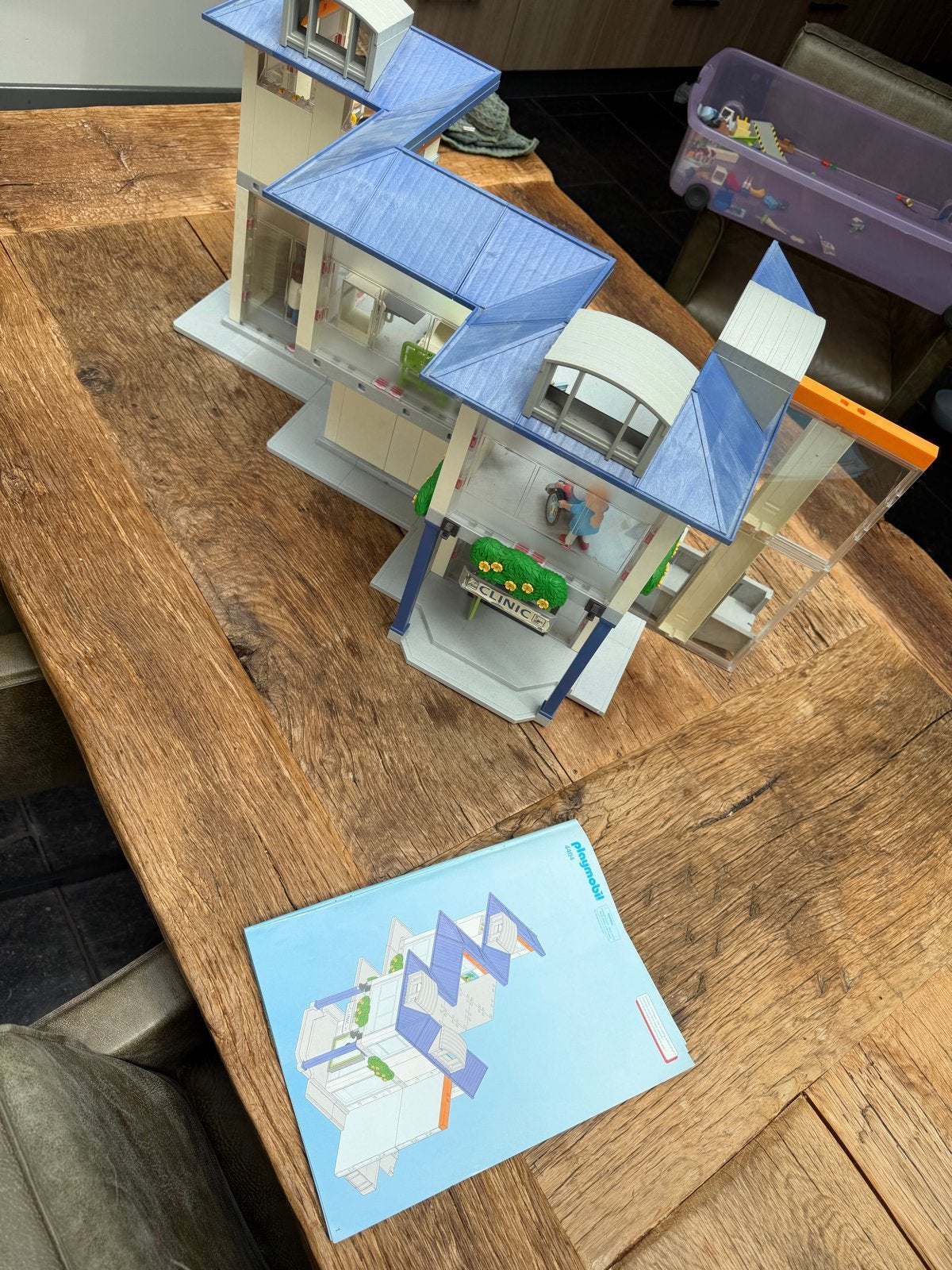 Playmobil Ziekenhuis 4404 met handleiding, Gebouw, Complete set, Ophalen of Verzenden, Zo goed als nieuw