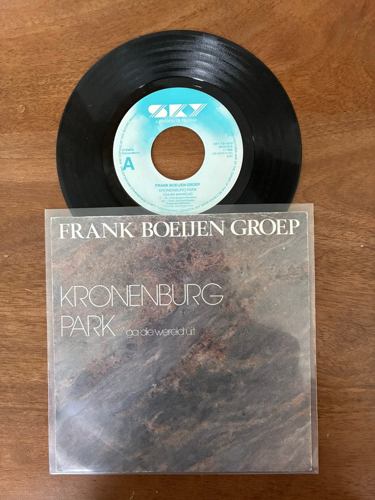 Frank Boeijen Groep - Kronenburg park, Ophalen of Verzenden, 7 inch