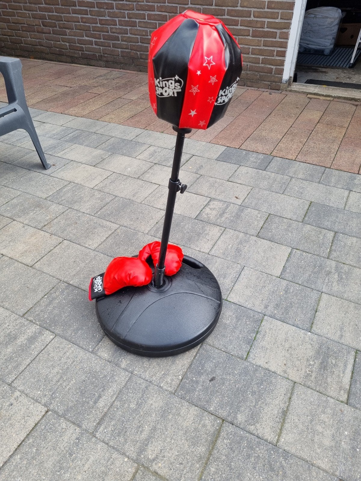 Boksbal met handschoenen - Kings Sport, Sport en Fitness, Ophalen