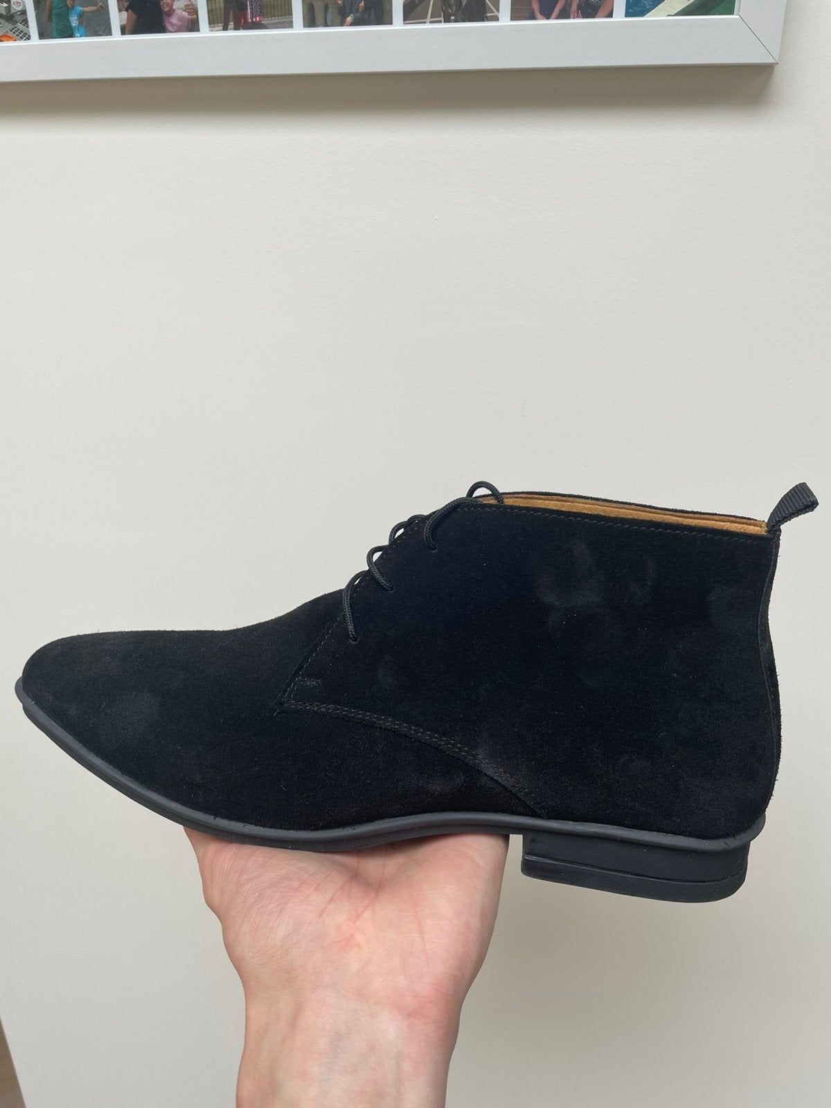 Giuseppe Maurizio Zwarte Suède Veterschoenen, Ophalen, Zwart, Zo goed als nieuw, Veterschoenen