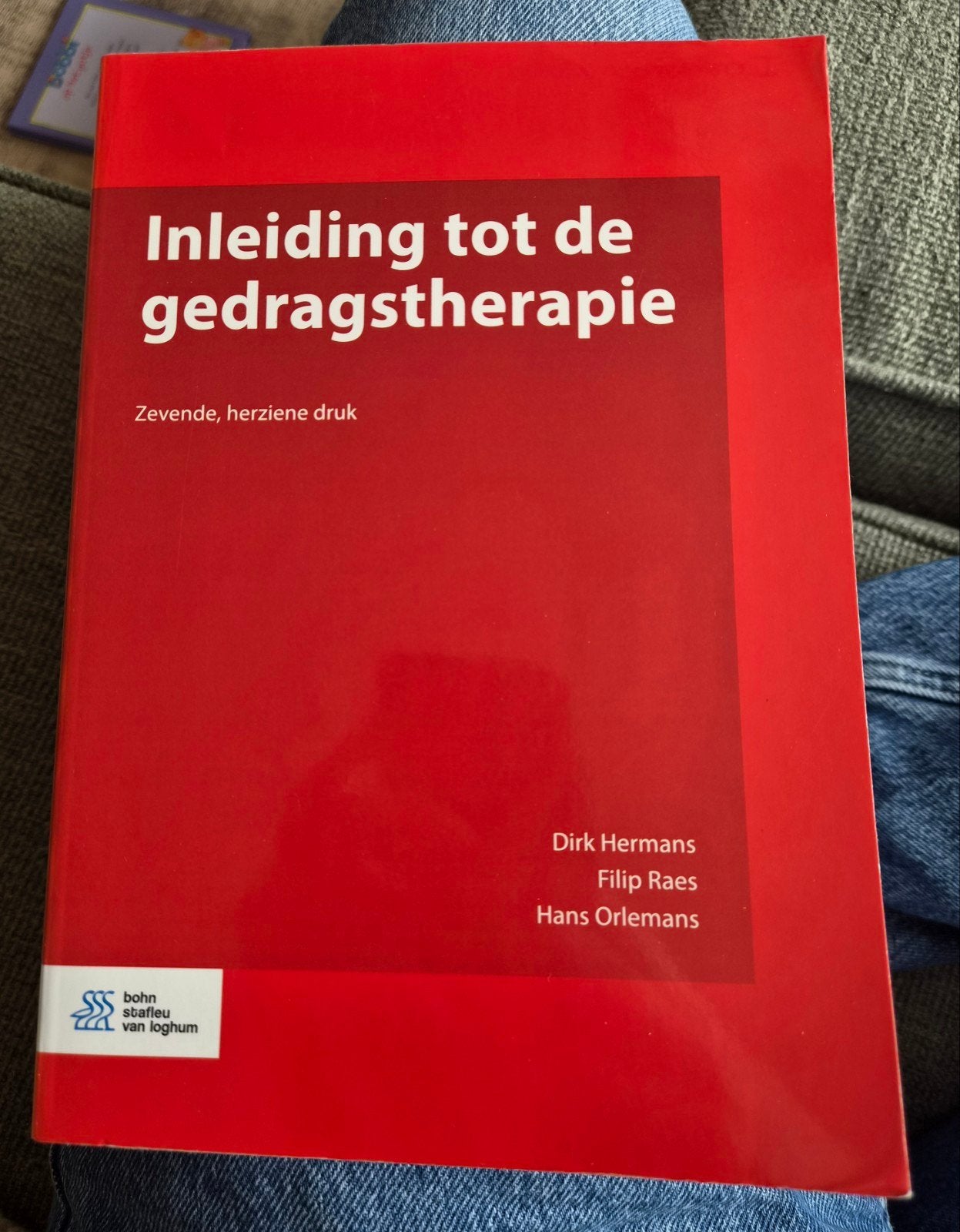Inleiding tot de gedragstherapie - Zevende, herziene druk, Boeken, Gelezen, Dirk Hermans, Filip Raes, Hans Orlemans, Gamma, HBO