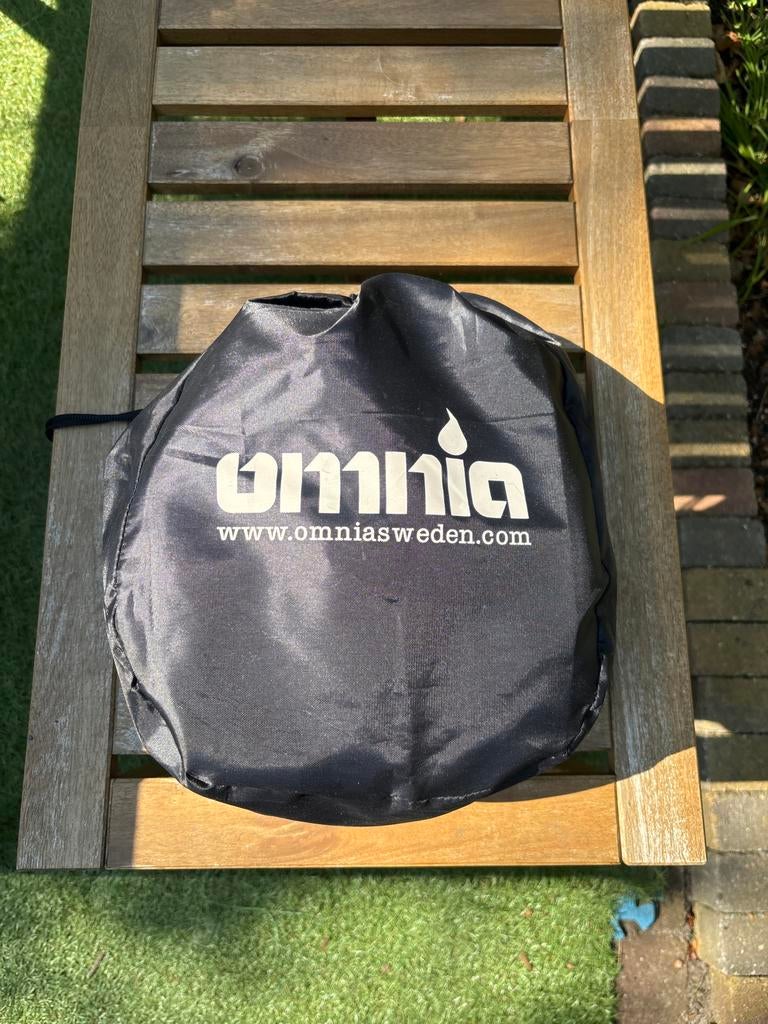 Omnia Camping Oven met rooster, Thermometer en Draagtas, Ophalen, Zo goed als nieuw
