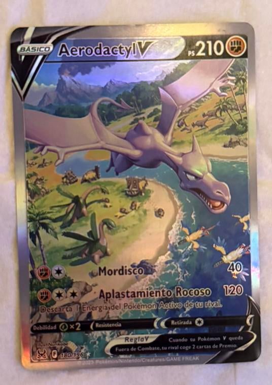 Aerodactyl v 180/196 alt art spaans, Ophalen of Verzenden, Zo goed als nieuw
